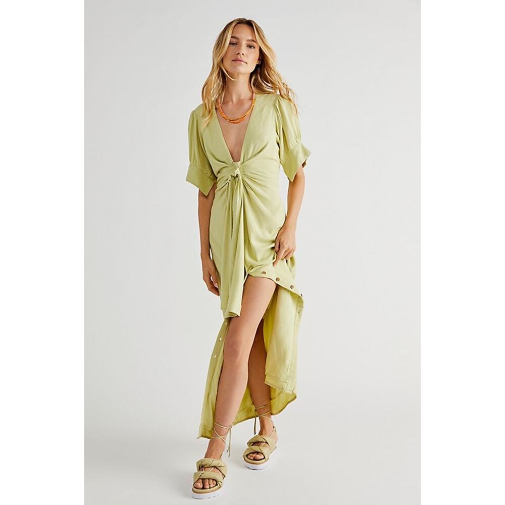 New Free People Vintage Summer Midi Dress X-SMALL